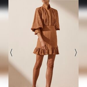 New Shona Joy REVOLVE Penelope Clay  Dress